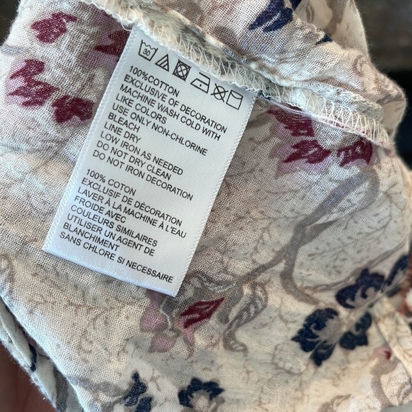 Anthropologie Ecote Floral Tank Top Size Small - Picture 4 of 7